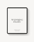 Classic Wedding Binder Template