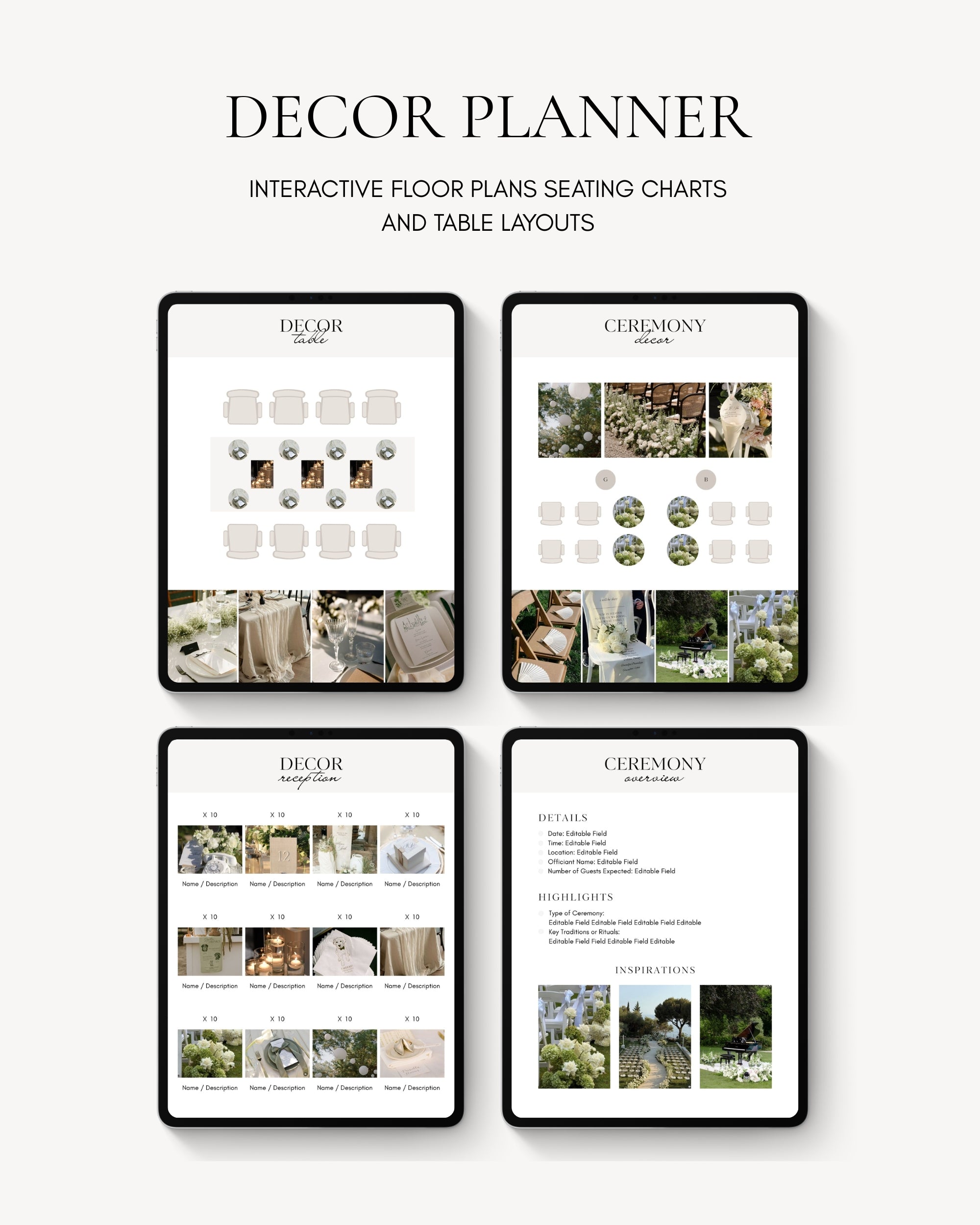 Classic Wedding Binder Template
