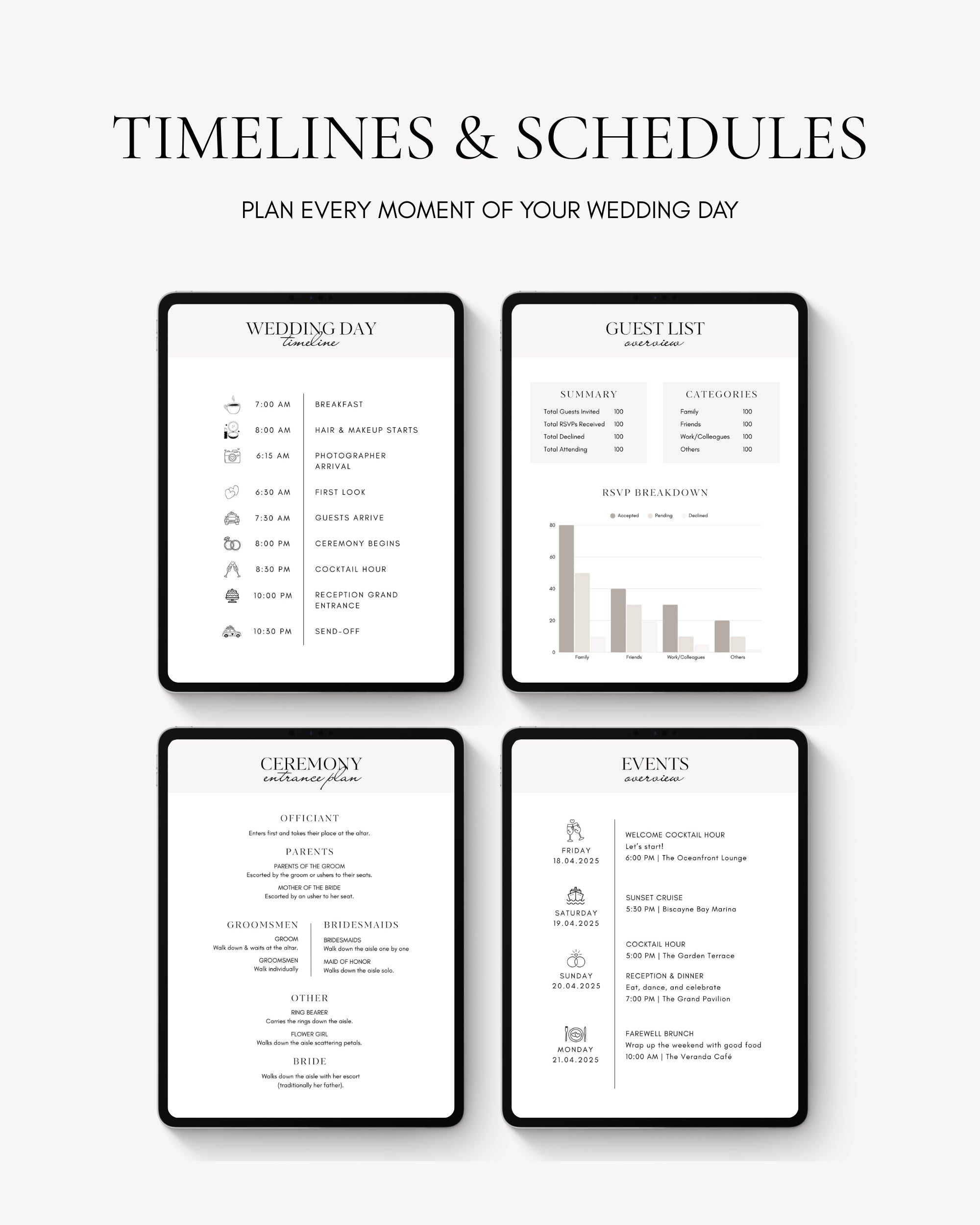 Classic Wedding Binder Template