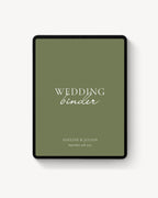 Green Wedding Binder Template