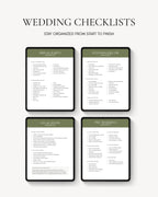Green Wedding Binder Template
