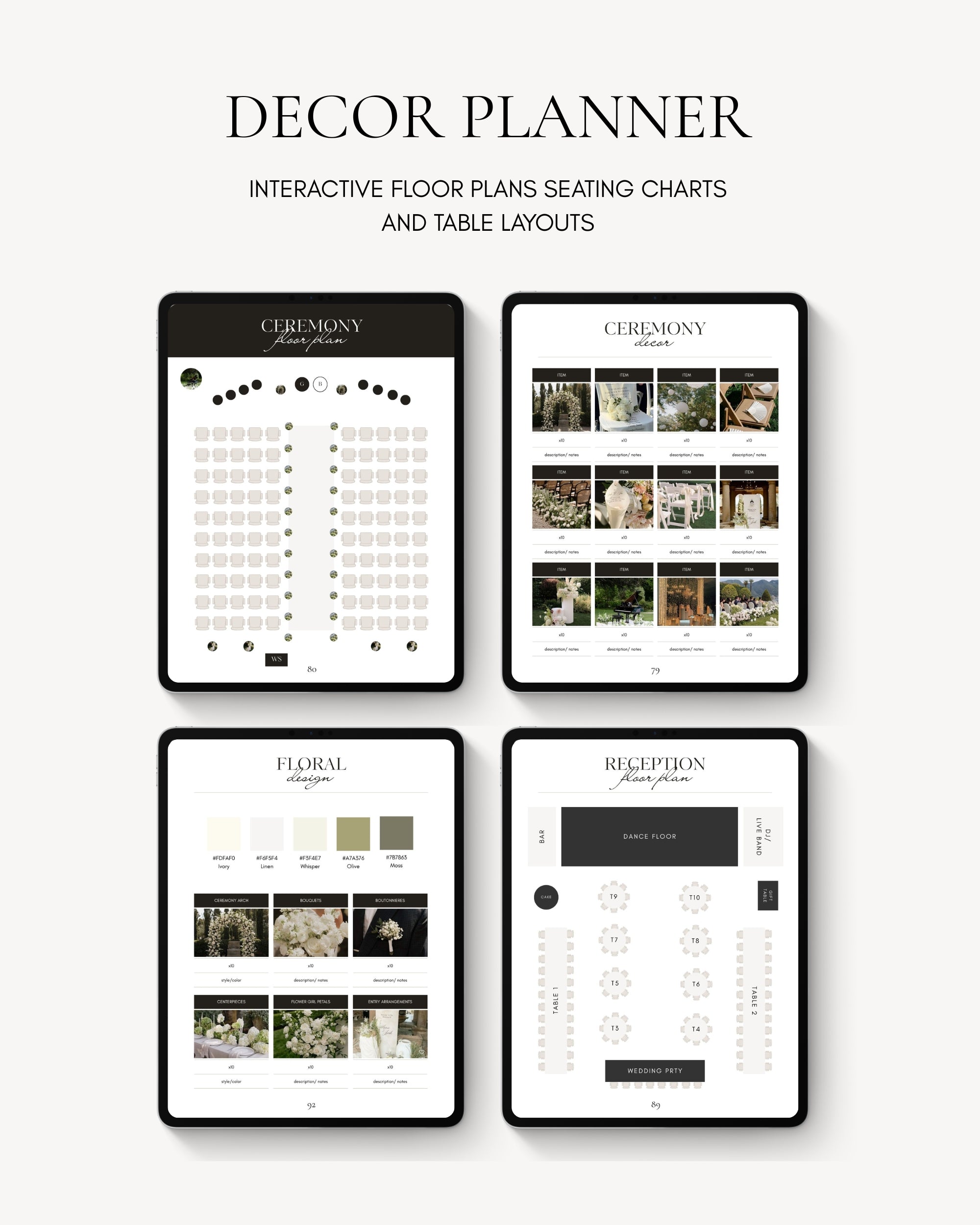 Modern Wedding Binder Template