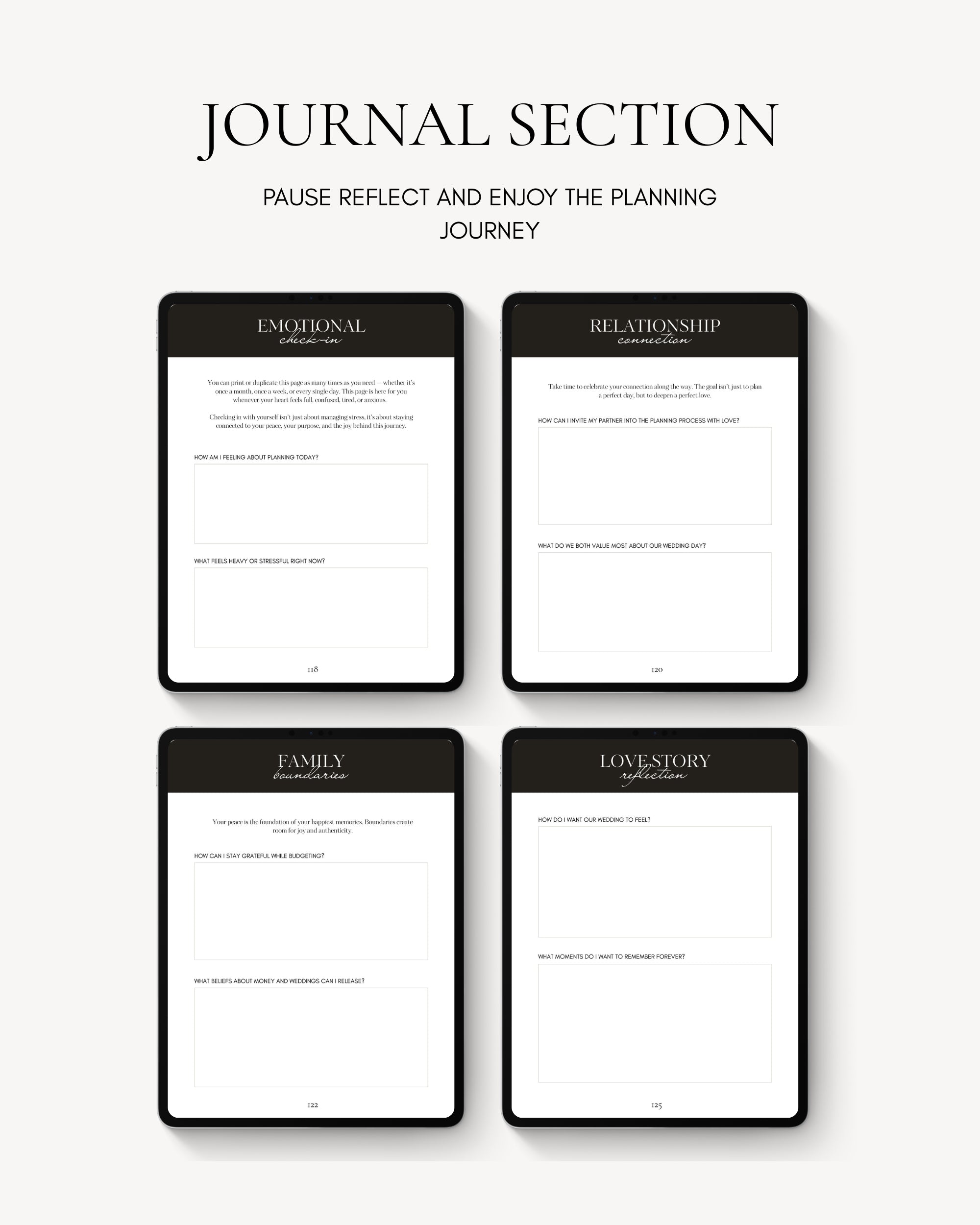 Modern Wedding Binder Template